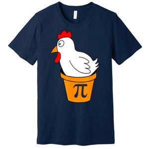 Funny Chicken Pot Pie Math Lover Gift Premium T-Shirt