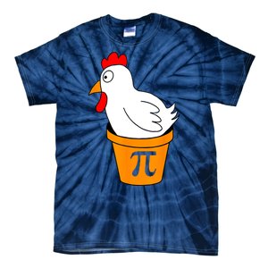 Funny Chicken Pot Pie Math Lover Gift Tie-Dye T-Shirt