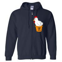 Funny Chicken Pot Pie Math Lover Gift Full Zip Hoodie