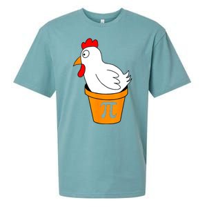 Funny Chicken Pot Pie Math Lover Gift Sueded Cloud Jersey T-Shirt