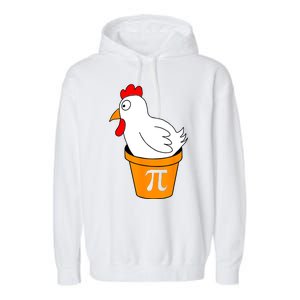 Funny Chicken Pot Pie Math Lover Gift Garment-Dyed Fleece Hoodie