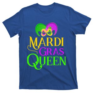 Funny Carnival Party Confetti Outfit Mardi Gras Queen Crow Gift T-Shirt