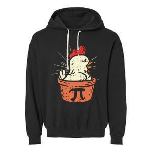 Funny Chicken Pot Pi Shirts Day Pie Math Lover Geek Gift Garment-Dyed Fleece Hoodie