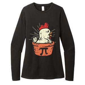 Funny Chicken Pot Pi Shirts Day Pie Math Lover Geek Gift Womens CVC Long Sleeve Shirt