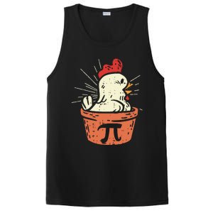 Funny Chicken Pot Pi Shirts Day Pie Math Lover Geek Gift PosiCharge Competitor Tank