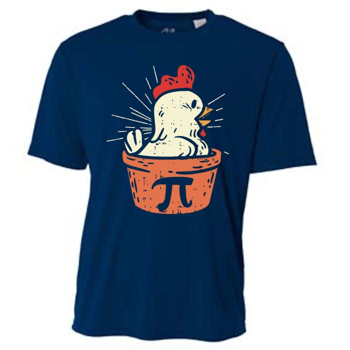 Funny Chicken Pot Pi Shirts Day Pie Math Lover Geek Gift Cooling Performance Crew T-Shirt