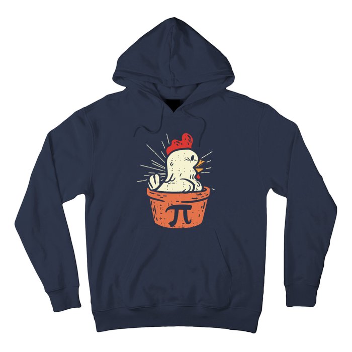 Funny Chicken Pot Pi Shirts Day Pie Math Lover Geek Gift Hoodie