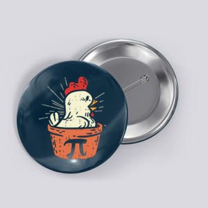 Funny Chicken Pot Pi Shirts Day Pie Math Lover Geek Gift Button