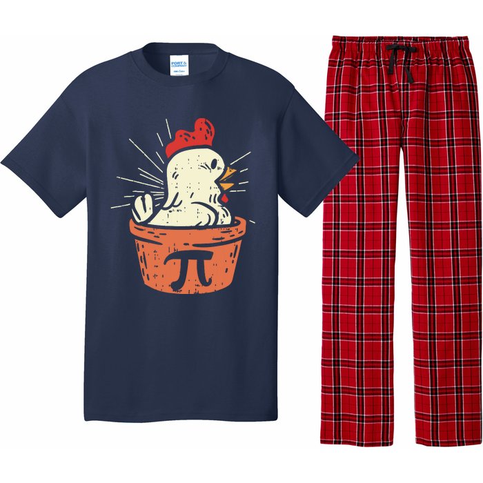 Funny Chicken Pot Pi Shirts Day Pie Math Lover Geek Gift Pajama Set