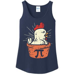 Funny Chicken Pot Pi Shirts Day Pie Math Lover Geek Gift Ladies Essential Tank