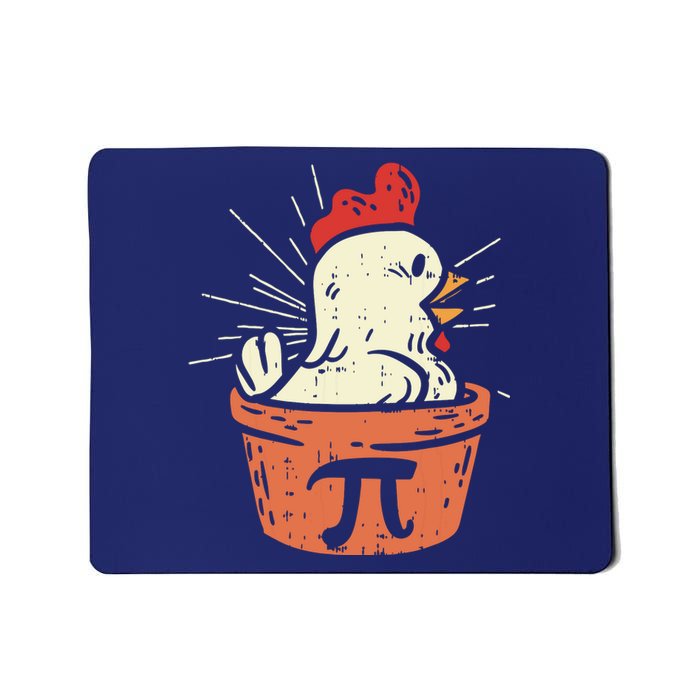 Funny Chicken Pot Pi Shirts Day Pie Math Lover Geek Gift Mousepad