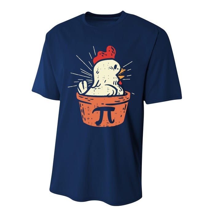 Funny Chicken Pot Pi Shirts Day Pie Math Lover Geek Gift Performance Sprint T-Shirt