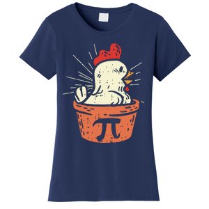 Funny Chicken Pot Pi Shirts Day Pie Math Lover Geek Gift Women's T-Shirt