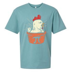 Funny Chicken Pot Pi Shirts Day Pie Math Lover Geek Gift Sueded Cloud Jersey T-Shirt