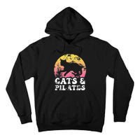 Funny Cats & Pilates Vintage Retro Hobby Tall Hoodie