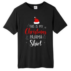 Funny Christmas PJ Pajama PJS for Family Tall Fusion ChromaSoft Performance T-Shirt