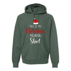 Funny Christmas PJ Pajama PJS for Family Premium Hoodie