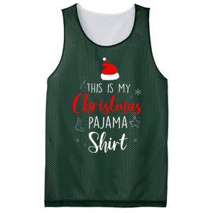 Funny Christmas PJ Pajama PJS for Family Mesh Reversible Basketball Jersey Tank