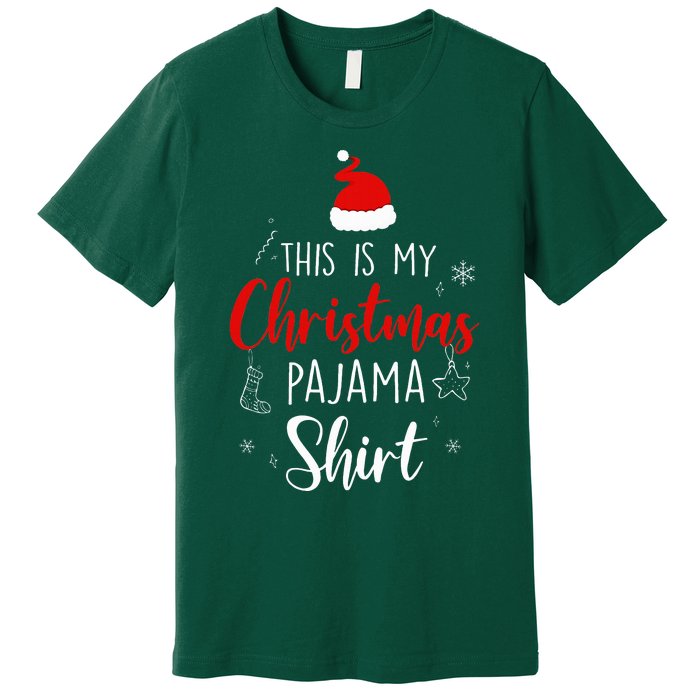 Funny Christmas PJ Pajama PJS for Family Premium T-Shirt