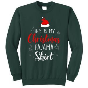 Funny Christmas PJ Pajama PJS for Family Tall Sweatshirt