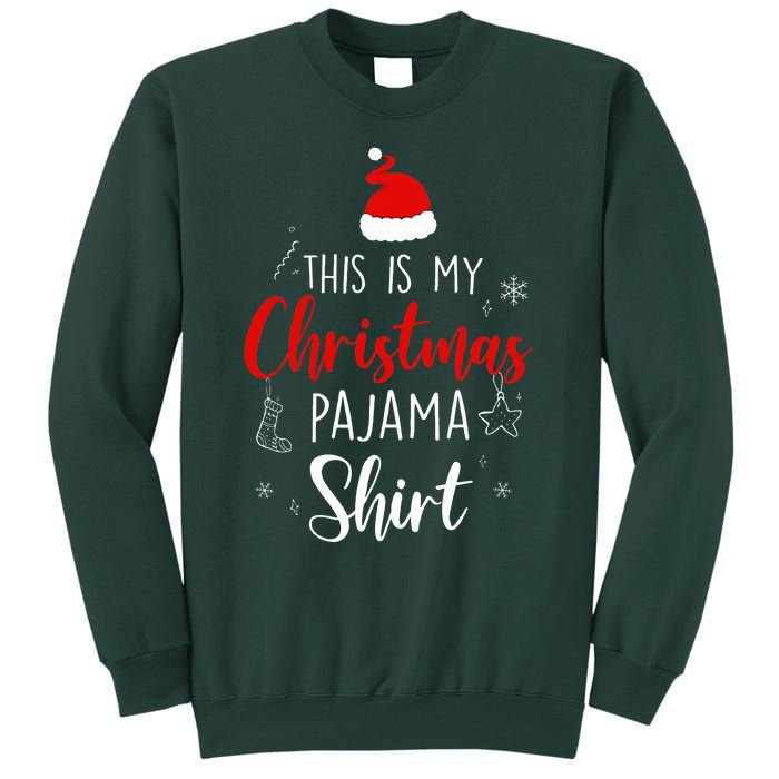 Funny Christmas PJ Pajama PJS for Family Tall Sweatshirt