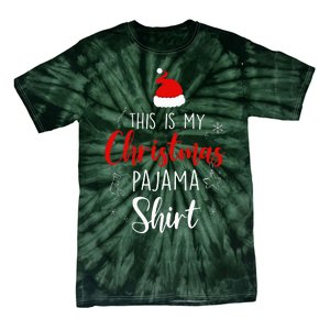 Funny Christmas PJ Pajama PJS for Family Tie-Dye T-Shirt