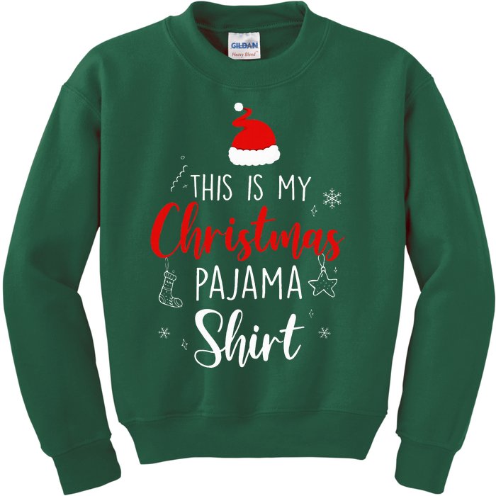 Funny Christmas PJ Pajama PJS for Family Kids Sweatshirt