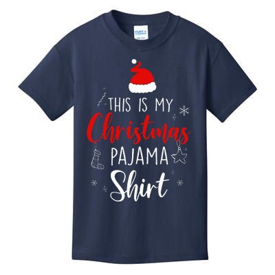 Funny Christmas PJ Pajama PJS for Family Kids T-Shirt