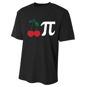 Funny Cherry Pi Day March 14 Math Lover Science Teacher Gift Performance Sprint T-Shirt