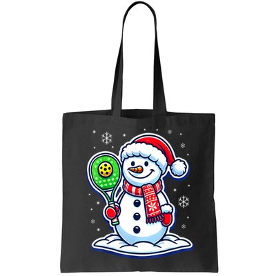 Funny Christmas Pickleball Snowman Pickleball Player Xmas Gift Bag