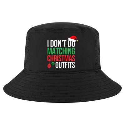 Family Christmas Pajamas I Dont Do Matching Christmas Outfit Cool Comfort Performance Bucket Hat