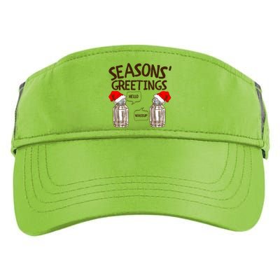 Funny Christmas Pun Gift Seasons Greetings Gift Adult Drive Performance Visor