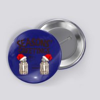 Funny Christmas Pun Gift Seasons Greetings Gift Button