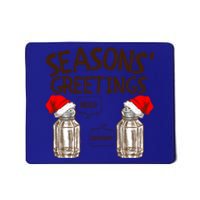 Funny Christmas Pun Gift Seasons Greetings Gift Mousepad