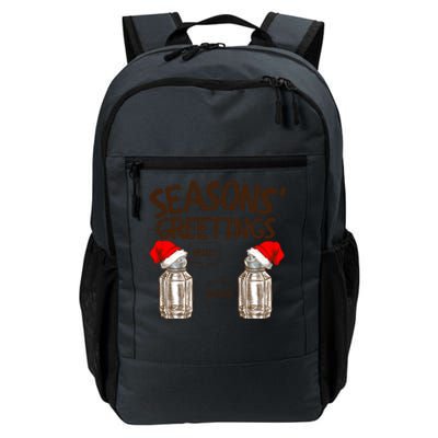 Funny Christmas Pun Gift Seasons Greetings Gift Daily Commute Backpack