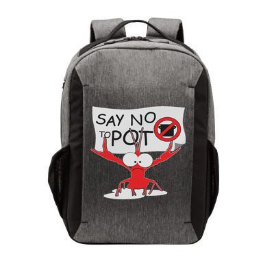 Funny Crawfish Pun Say No To Pot, Lobster Festival Vector Backpack