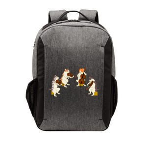 Fun Cats Playing Violin Cello Gift Music Cat Lover Vector Backpack