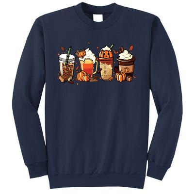 Fall Coffee Pumpkin Coffee Latte Halloween Sweatshirt