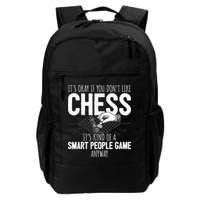 Funny Chess Player Chess Pieces I Smart People Game Backpack