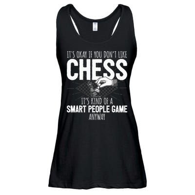 Funny Chess Player Chess Pieces I Smart People Game Ladies Essential Flowy Tank