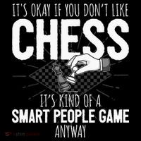 Funny Chess Player Chess Pieces I Smart People Game Flatbill Hat