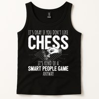 Funny Chess Player Chess Pieces I Smart People Game Tank Top