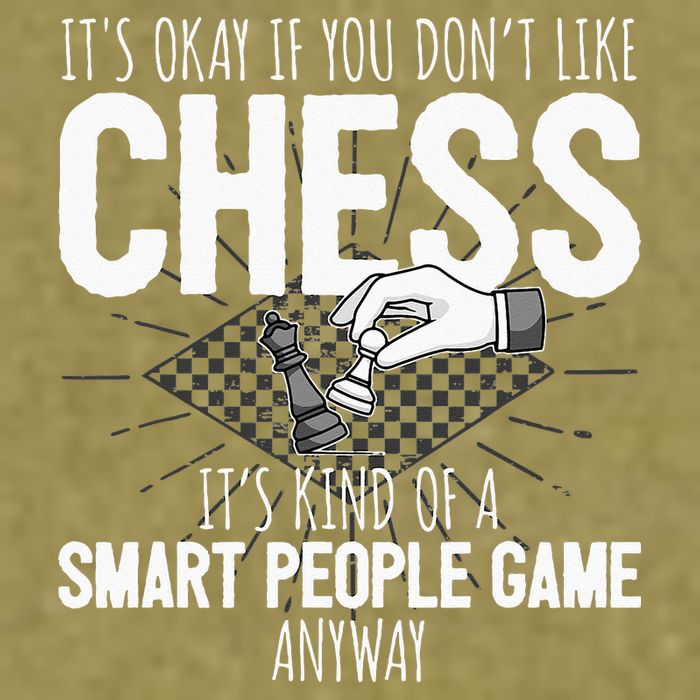 Funny Chess Player Chess Pieces I Smart People Game Garment-Dyed Women's Muscle Tee