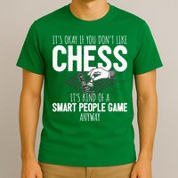 Funny Chess Player Chess Pieces I Smart People Game T-Shirt