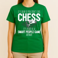 Funny Chess Player Chess Pieces I Smart People Game T-Shirt