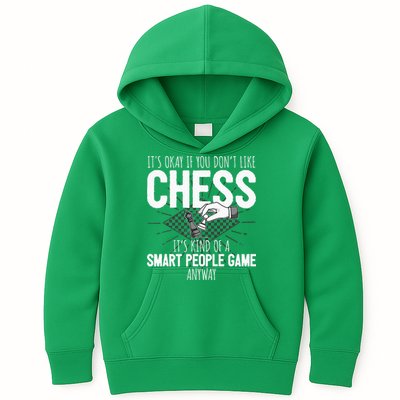 Funny Chess Player Chess Pieces I Smart People Game Kids Hoodie