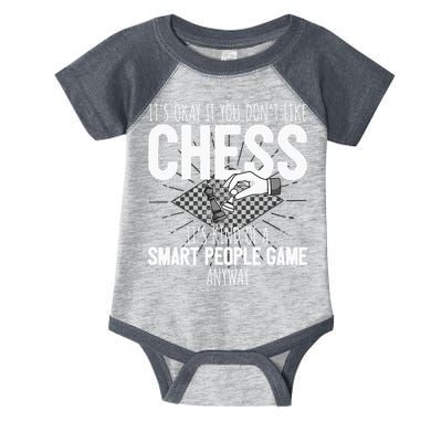 Funny Chess Player Chess Pieces I Smart People Game Infant Baby Jersey Bodysuit