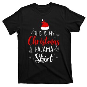 Funny Christmas Pj Pajama Pjs For Family T-Shirt