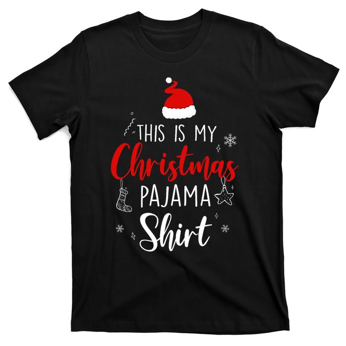 Funny Christmas Pj Pajama Pjs For Family T-Shirt