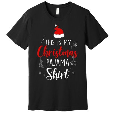 Funny Christmas Pj Pajama Pjs For Family Premium T-Shirt